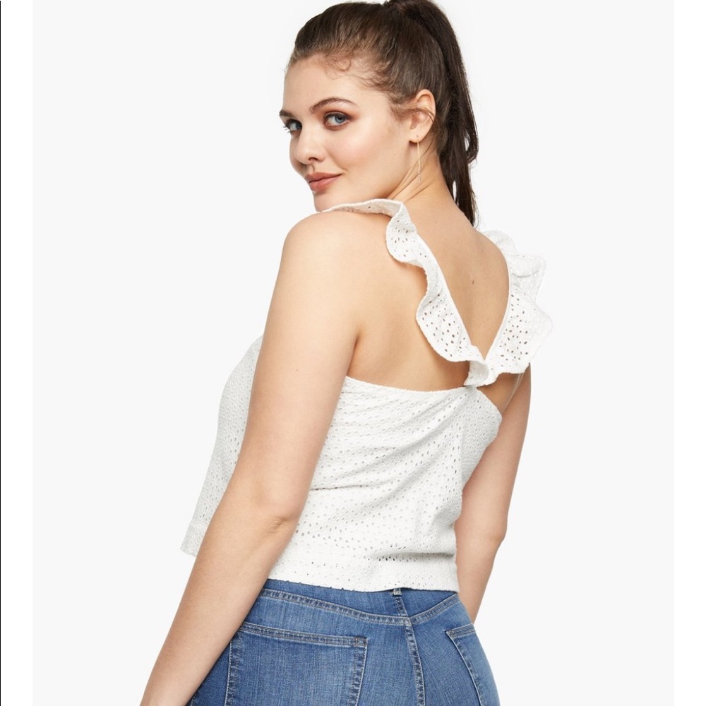 Able Priyanka Eyelet Tank NWT